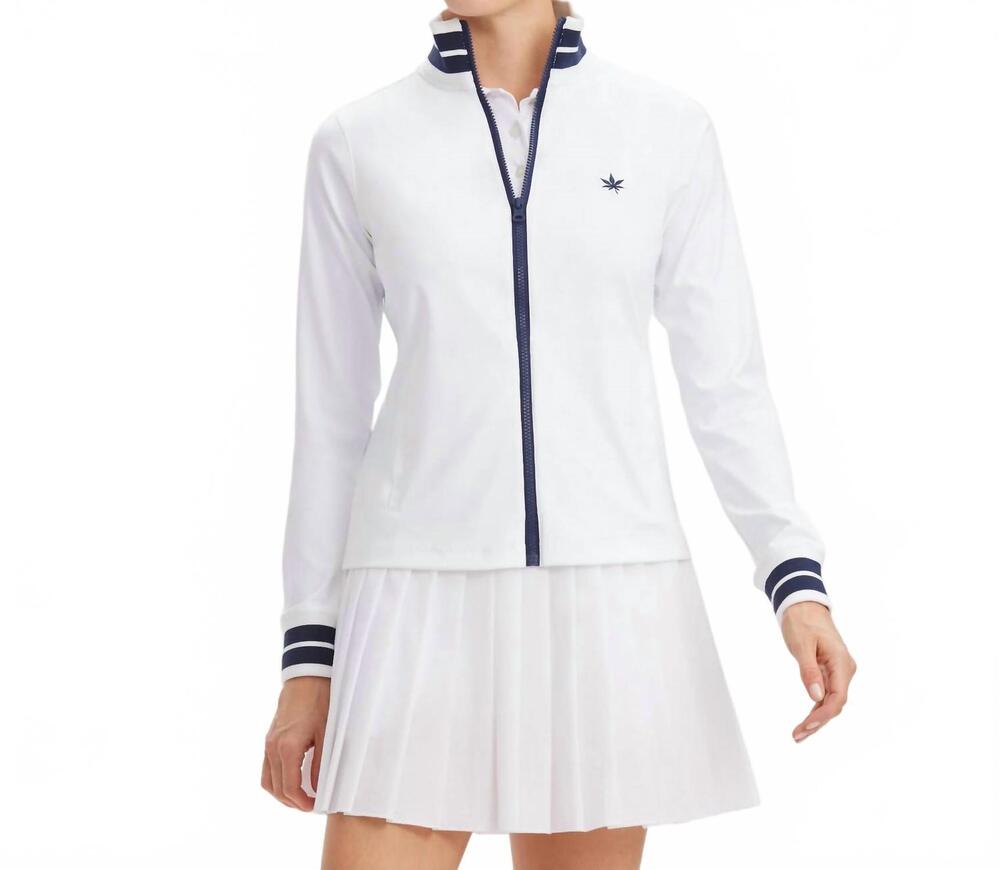 NEW BOAST full zip jacket in white